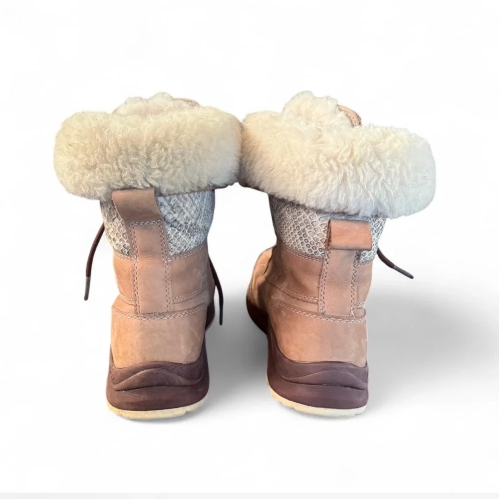 UGG Women's Brown and Cream Winter Boots